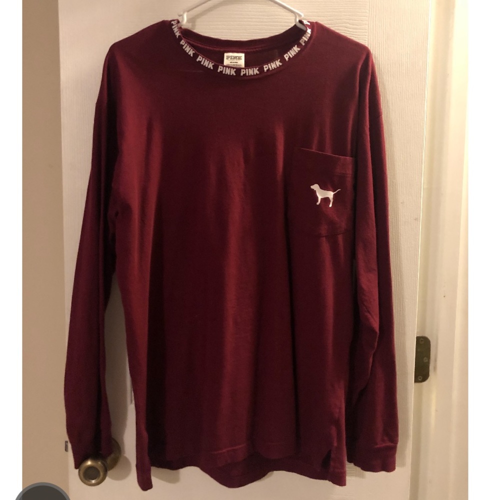 VS PINK long sleeve active tee